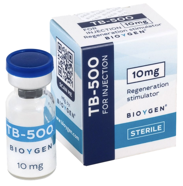 Пептид ТБ-500 Bioygen (Thymosin Beta-4) Флакон 10мг.
