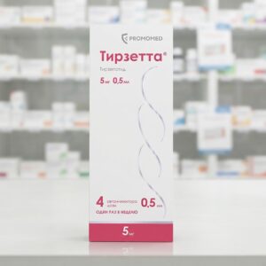 Тирзетта — тирзепатид (4 шт. шприц в автоинжекторе, раствор для подкожного введения)